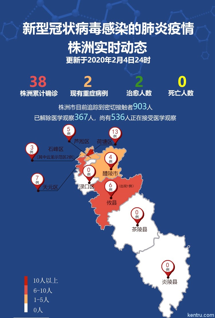 株洲新型冠狀病毒感染的肺炎疫情